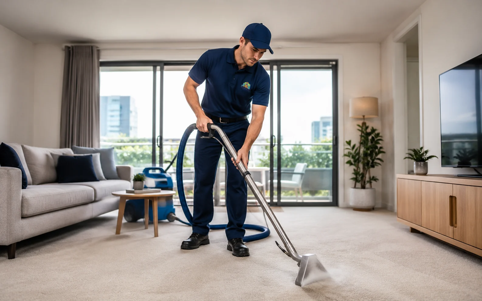 Carpet and upholstery steam cleaning for a premium property in Hamilton, Brisbane